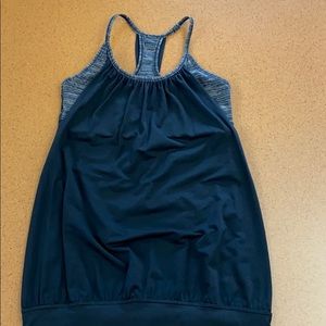 Lululemon Built in bra black tank top